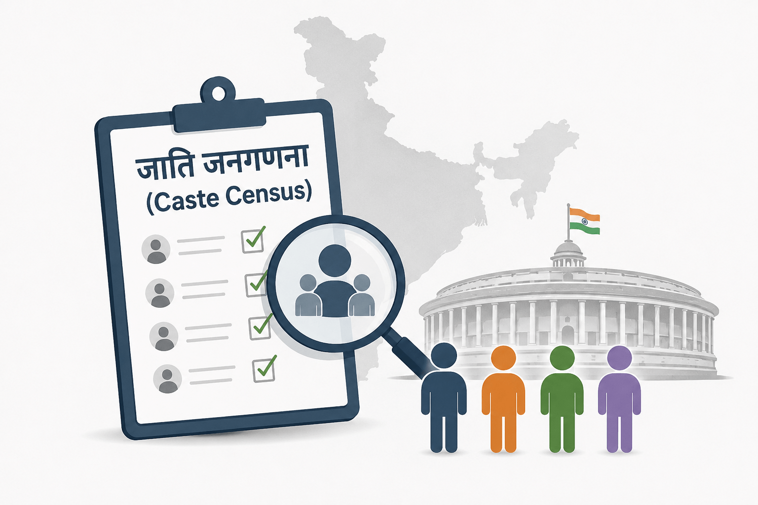 क्या भारत में जनगणना के साथ जाति आधारित जनगणना भी कराई जानी चाहिए? (Should India conduct a caste census along with the national census?)